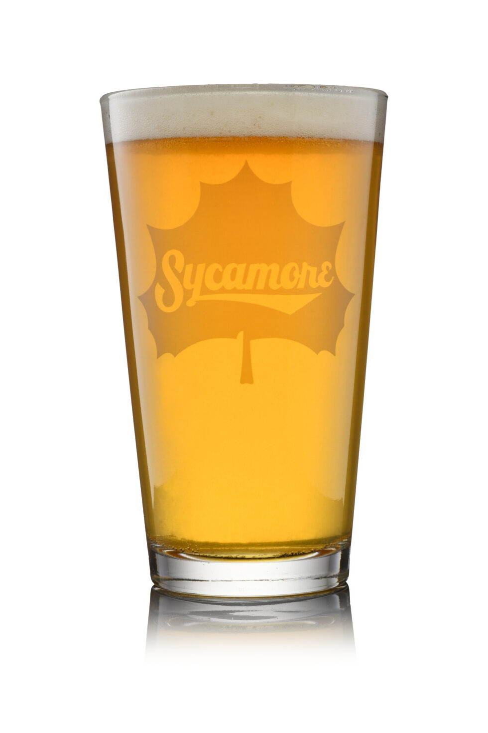 Product photogography image of Sycamore beer glass