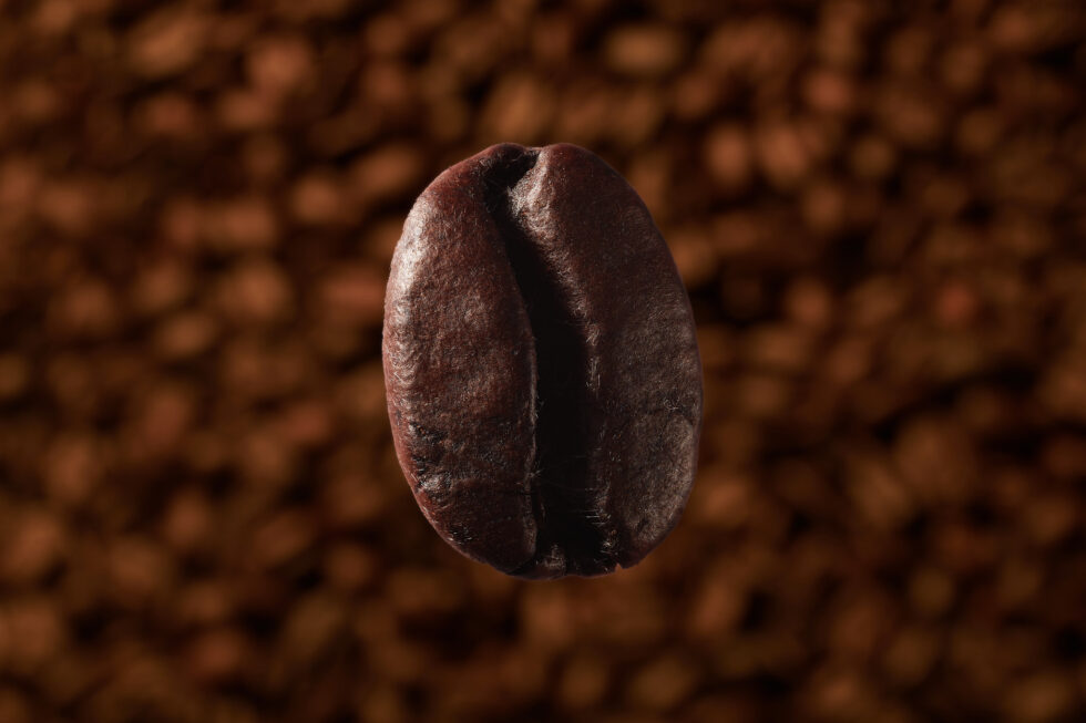 Image of coffee beans product photography