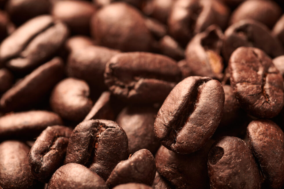 Image of coffee beans product photography