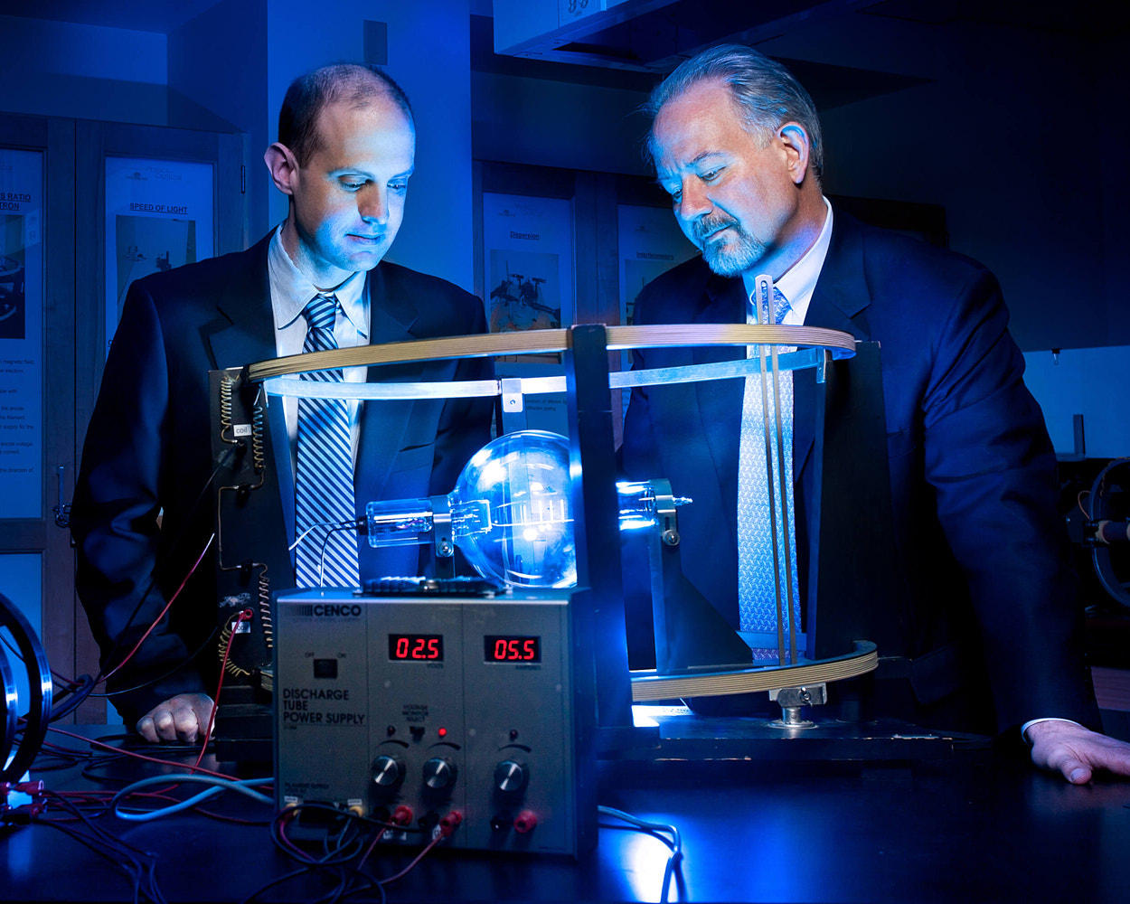 Company Lifestyle shoot of two executives in their laboratory in Charlotte, NC
